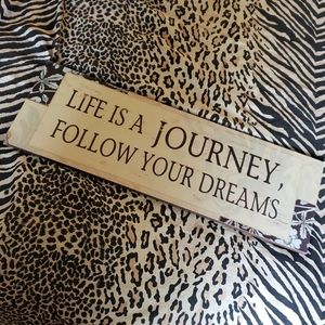 Life is a Journey wall decor